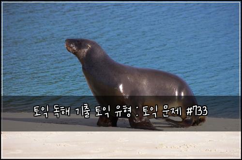 토익 독해 기출 토익 유형 : 토익 문제 #733