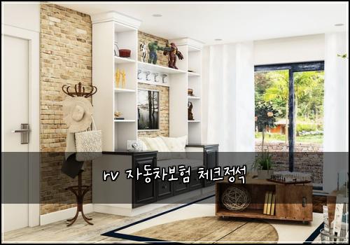 rv ์๋์ฐจ๋ณดํ ์ฒดํฌ์ ์