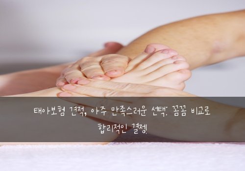 태아보험 견적, 아주 만족스러운 선택: 꼼꼼 비교로 합리적인 결정!