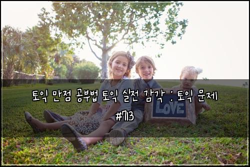 토익 만점 공부법 토익 실전 감각 : 토익 문제 #713
