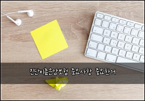 ์ง๋จ๋น๋์์๋ณดํ ์ค์์ฌํญ ์ค์ํ๊ฑฐ
