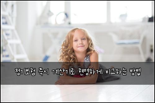 정기보험 즉시 계산기로 현명하게 비교하는 방법