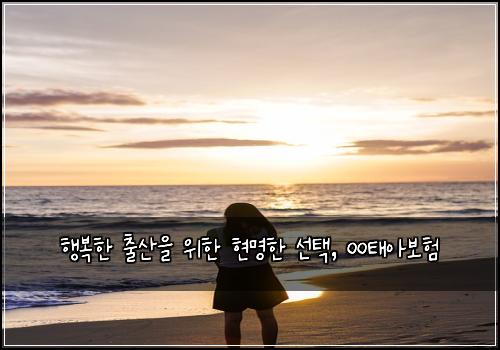  행복한 출산을 위한 현명한 선택, ㅇㅇ태아보험