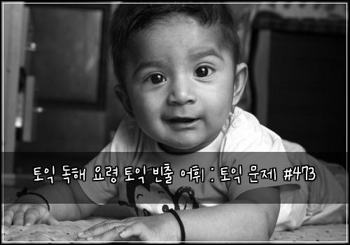 토익 독해 요령 토익 빈출 어휘 : 토익 문제 #473