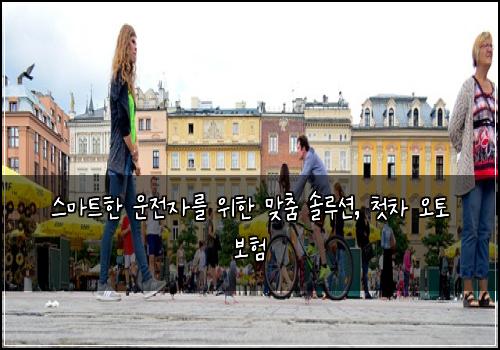  스마트한 운전자를 위한 맞춤 솔루션, 첫차 오토 보험