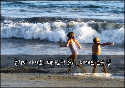  놓치지 마세요! 태아보험 준비, 제대로 보는 법
