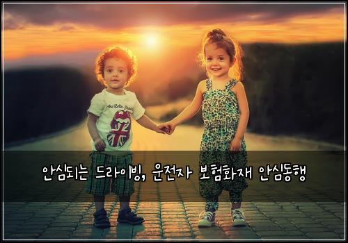  안심되는 드라이빙, 운전자 보험화재 안심동행