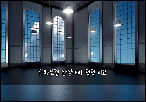 ์ ์ฐจ๋ณดํ ์์ฌ๋๋น ์ฒ์ฒ ๋น๊ต