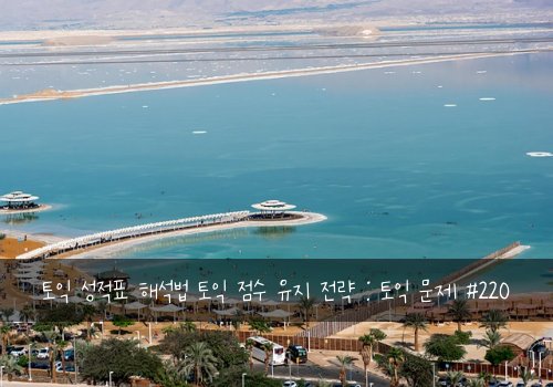 토익 성적표 해석법 토익 점수 유지 전략 : 토익 문제 #220