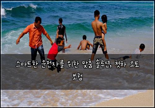  스마트한 운전자를 위한 맞춤 솔루션, 첫차 오토 보험