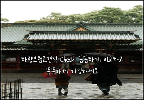 차량보험료견적 Check! 꼼꼼하게 비교하고 똑똑하게 가입하세요