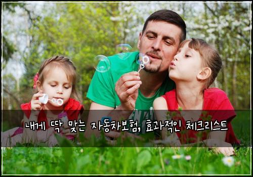  내게 딱 맞는 자동차보험, 효과적인 체크리스트