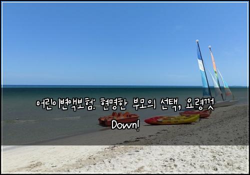 어린이변액보험: 현명한 부모의 선택, 요령껏 Down!