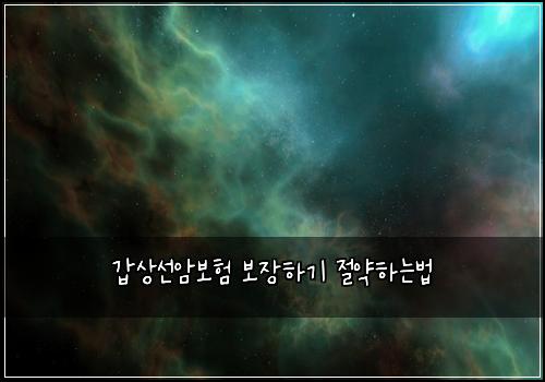 ๊ฐ์์ ์๋ณดํ ๋ณด์ฅํ๊ธฐ ์ ์ฝํ๋๋ฒ