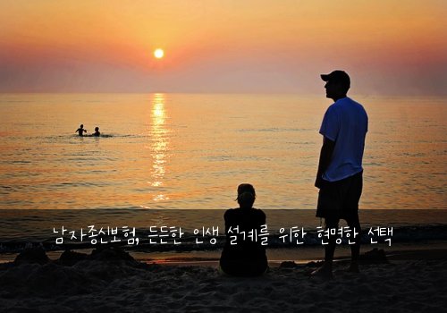  남자종신보험, 든든한 인생 설계를 위한 현명한 선택