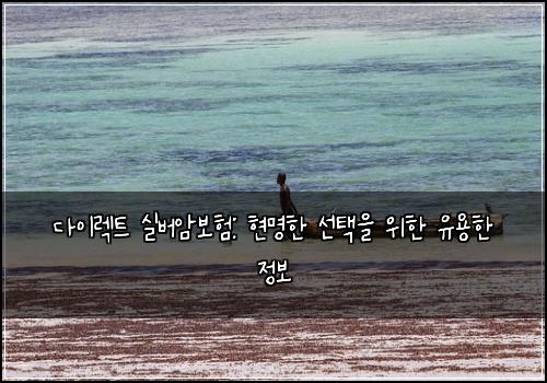 다이렉트 실버암보험: 현명한 선택을 위한 유용한 정보